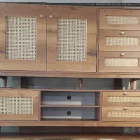 کنسول و میز تلوزیون حصیری بامبو