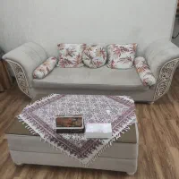 مبل با یک عدد شزلون|مبلمان خانگی و میز عسلی|اهواز, شهرک نفت|دیوار