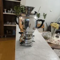 سماور برند ایران شرکا خیلی قدیمیه برنجی ۶لیتری