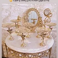 میز ایفل تاجدار میز تلفن میز برنز میز خاطره هفتسین|میز تلفن|قم, نخودی|دیوار