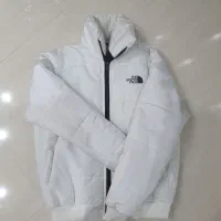 کاپشن باکسی نورث فیس سفید سایز 3xl