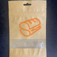 پاکت زیپ دار مدل کرافت پنجره دار