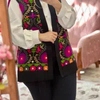 ست شومیز و وست سوزندوزی