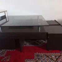 میز مبل راحتی همرا ۴ عدد عسلی|مبلمان خانگی و میز عسلی|اصفهان, دارک|دیوار