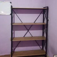 استند روستیک فیوژن ترکیب چوب و فلز سبک صنعتی
