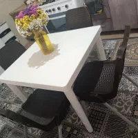 میز ۴ نفره حصیری