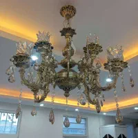 سه عدد لوستر برنجی