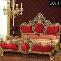 تخت خواب چوبی ارغوان