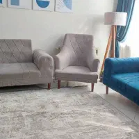 مبل ۷ نفره با دو عدد میز جلو مبلی