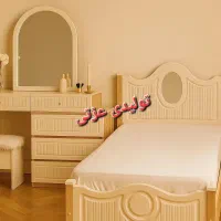 سرویس خواب یک نفره ،میز آرایش کد ۱۰۰۱|تخت و سرویس خواب|قم, علی آباد|دیوار