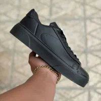 کتونی چرم ونس زارا تمام مشکی
