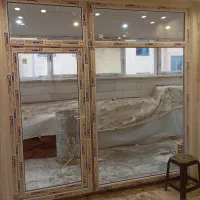 تعمیر.و تولید.دروپنجره یو پی وی سی|خدمات پیشه و مهارت|پردیس, سیاه سنگ|دیوار