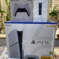 Ps5slim+دسته اضافه+پایه شارژ