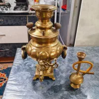 سماور زغالی برنجی زیرقیمت|سماور، چای‌ساز، قهوه‌ساز|تهران, دولتخواه جنوبی|دیوار