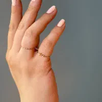 انگشتر طلای پیچ و تاب