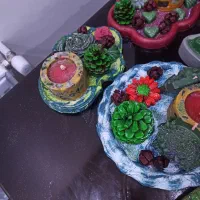 شمع و ظروف دکوری|صنایع دستی و سایر لوازم تزئینی|گرمدره, |دیوار