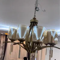 لوستر 10شاخه|لوستر و چراغ آویز|فردیس, داوری|دیوار