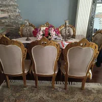 فروش میز غذا خوری ۸ نفره در حد نو