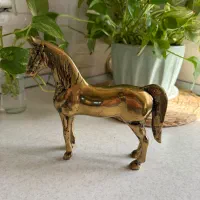 مجسمه برنجی اسب