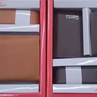 ست چرم کیف کمربند جا کارتی درجه یک