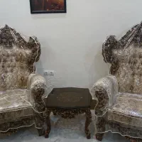 مبل سلطنتی ۹ نفره به همراه میز ناهارخوری ۸ نفره|مبلمان خانگی و میز عسلی|اهواز, کیانپارس |دیوار