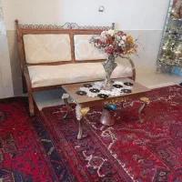 فروش مبل۷نفره برنزه مسی فلزی|مبلمان خانگی و میز عسلی|مراغه, |دیوار