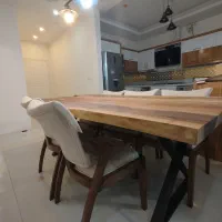 میز چوب گردو ورزین ۸نفره|میز و صندلی غذاخوری|مشهد, الهیه|دیوار