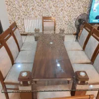 مبلمان  در حد نو ۱۰ نفره و ناهار خوری ۸ نفره|مبلمان خانگی و میز عسلی|کرج, مطهری|دیوار