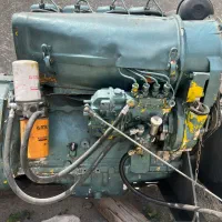 موتور چهار سیلندر و پمپ علیجانی بونکر سیمانی