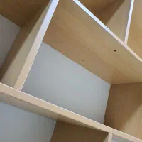 دو کتابخانه جادار - طرح چوب روس|کتابخانه، شلف، قفسه‌های دیواری|گرگان, |دیوار