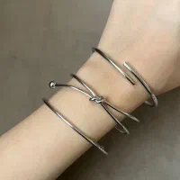 بنگل نقره ای انگشتر نقره