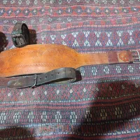 کمربند قدیمی چرم اصل.کفش چرم سایز۴۴|کیف، کفش، کمربند|بروجن, |دیوار