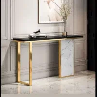 آیینه کنسول ویترین بوفه تمام استیل