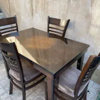 میز نهار خوری ۴نفره در حد نو|میز و صندلی غذاخوری|مشهد, رسالت|دیوار
