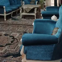 فروش مبل 7 نفره و میزناهار خوری 8 نفره|مبلمان خانگی و میز عسلی|محمدشهر, شهرک پیام (مهرالبرز)|دیوار