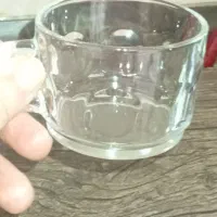 فنجان عینکی دسته دار نو