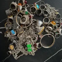 نقره زنجیر انگشتر گردنبند دستبند