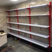 قفسه دیواری **قفسه فلزی **سفید قرمز