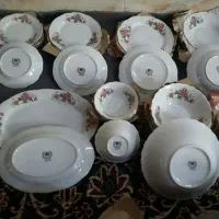 ظروف گلسرخی قدیمی نوی نو