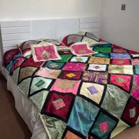 روتختی سنتی منجق دوزی دونفره با تخفیف|سرویس روتختی|ساری, |دیوار