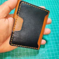 جا کارتی دست دوز با چرم طبیعی|کیف، کفش، کمربند|رفسنجان, |دیوار