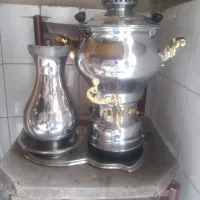 سماور ۶لتری افسون پارچ سینی کاسه|قوری، کتری، قهوهساز دستی|تبریز, |دیوار
