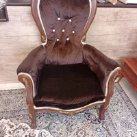 مبل استیل چوب گردو