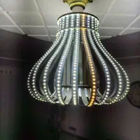 لامپ دستساز خاص و دکوراتیو|ریسه و چراغ تزئینی|اسلامآباد غرب, |دیوار