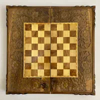 تخته نردمنبت گل و بوته چوب روس اعلا