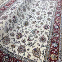 جفت فرش ۶ متری و ۹ متری افشان گل ابریشم آکبند|فرش|تهران, سعادت‌آباد|دیوار