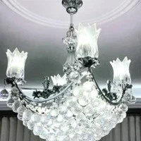 لوستر آویز کریستالی