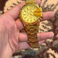 ساعت مچی دیزل شاخدار طلایی همین الان انباکس شده