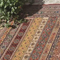 گلیم شیرکی پیچ سیرجان|گلیم، جاجیم، گبه|سیرجان, |دیوار