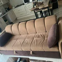 سرویس خواب کامل نوجوان و کاناپه تخت خوابشو|تخت و سرویس خواب|تهران, اقدسیه|دیوار